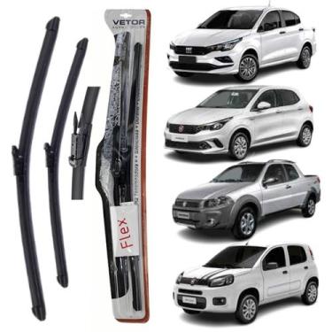 Imagem de Palheta limpador parabrisa fiat uno strada 15-18 argo cronos - VETOR (