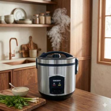 Imagem de Panela de Arroz Elétrica 1 Litro 220V - Preta - STARTOOLS, 220V