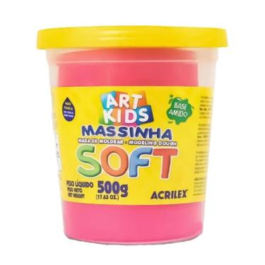 Imagem de Massinha De Modelar Soft Acrilex Macia 500g - Selecione a Cor, Maravil