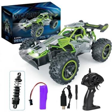 Imagem de Carrinho Controle Remoto Off-road Racing Recarregavel Traçao 4x2 Super