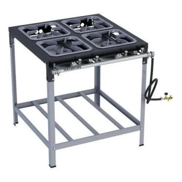 Imagem de Fogao m stori 04 bocas 30x30 de alta pressao - metalmaq