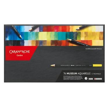 Imagem de Lápis de Cor Aquarelável Museum Caran D'ache com 76 Cores - CARANDACHE