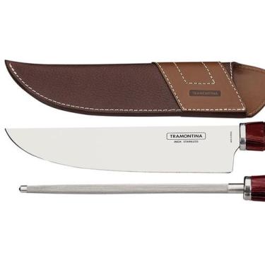 Imagem de Kit Churrasco 2 Peças Tramontina 21199795 Vermelho, UNICA