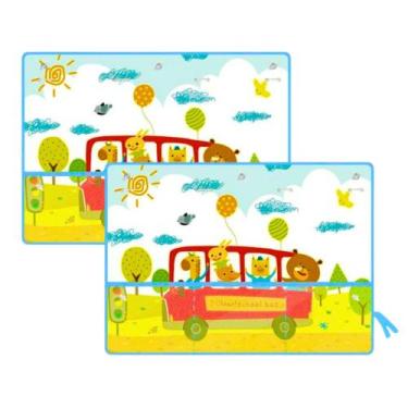 Imagem de 2 Cortinas Infantil Para Carro Proteção Solar E Organizador - GSK, Ani
