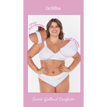 Imagem de Sutiã Gallard Confort DeMillus 61304, Branco, 52