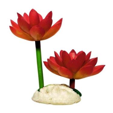 Imagem de Planta Aquario Peixes Suculenta Artificial Natural Decoração - AQUALIT