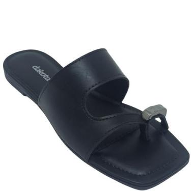 Imagem de Chinelo Dakota Feminino Sintético com Detalhe no Dedo, Preto, 35