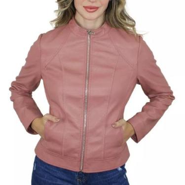 Imagem de Jaqueta couro pu feminina facinelli 640433, Terracota, GG