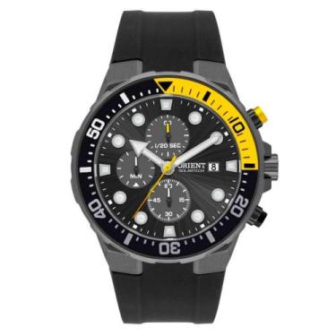 Imagem de Relógio Masculino Orient Solartech Preto Bisel Bicolor Exclusivo, Pret