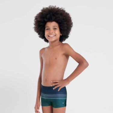 Imagem de Sunga Boxer Infantil Estampada Listrada Mash 310.91, P
