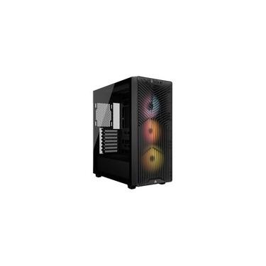 Imagem de Gabinete Gamer Corsair 3200D RS ARGB, Mid-Tower, Performance, Lateral em Vidro Temperado, Smoke - CC-9011346-WW