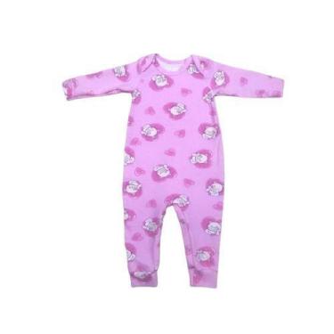 Imagem de Macacão bebê/infantil cotton estampado 2 peças - macacão e bandana - S