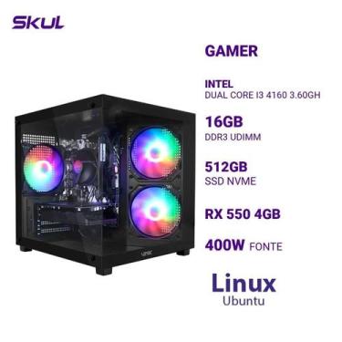 Imagem de Computador 3000 Core I3 4160 3.60Ghz Mem 16Gb (2X8) Ddr3 Ssd 512Gb Nvm