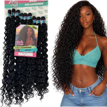 Imagem de Cabelo Anjo Cacheado Entrelace 100% Bio 80cm Longo 9 Telas - bbless, P