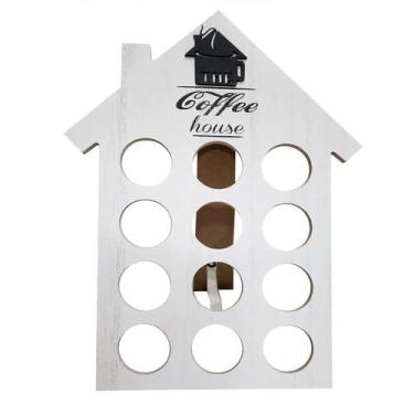Imagem de Porta Cápsulas Café 3 Corações Casa Branco HD65965 - Interponte
