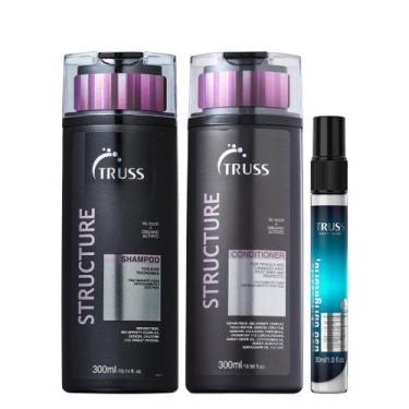 Imagem de Truss Structure Kit Shampoo Condicionador e Uso Obrigatório Reconstrut