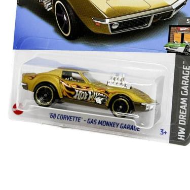 Imagem de Hot Wheels - 68 Corvette Gas Monkey Garage - HKH23 - Mattel