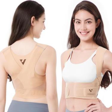 Imagem de Corretor de postura feminino Vicorrect com suporte invisível