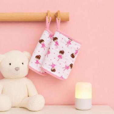 Imagem de Toalha Fraldinha de Boca Bebe Soft 100% Algodão Chupeta Absorvente Pre