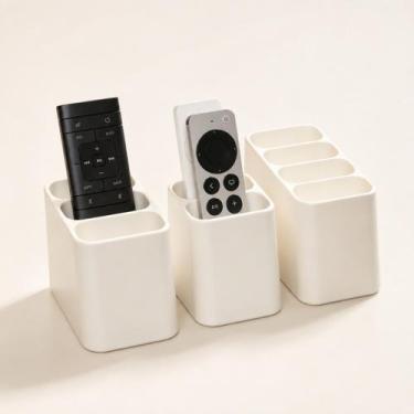Imagem de Organizador de Controle Remoto Minimalista Branco - KP3D