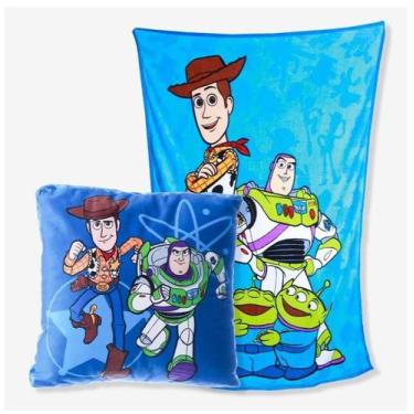 Imagem de Kit Almofada E Manta Infantil Toy Story Disney Zona Criativa
