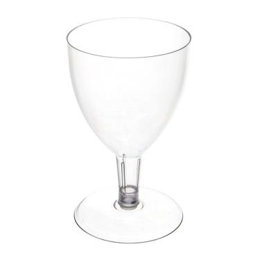 Imagem de Taça de Acrílico para Vinho Cristal de 170ml com 5 Unidades Plastilânia