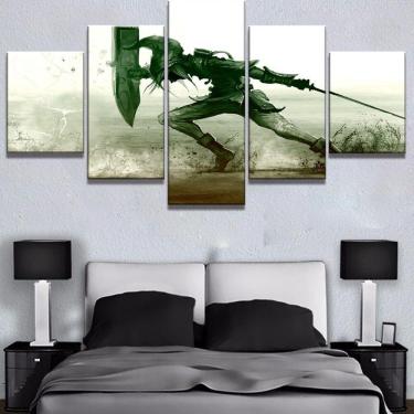 Imagem de Quadro Decorativos Legends of Zelda com 5 peças 130x65 8