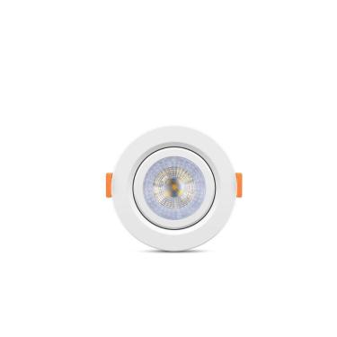 Imagem de Kit 3 Spot Led Elgin Luminária Mr16 5W 3000K Direcionável Redondo