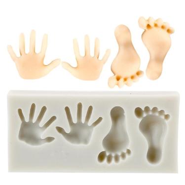 Imagem de Molde De Silicone Mão E Pé