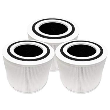 Imagem de Nispira Filtros de substituição HEPA verdadeiros 3 em 1 compatíveis com o purificador de ar LEVOIT Core 300 Comparado ao núcleo de peça 300-RF, pacote com 3