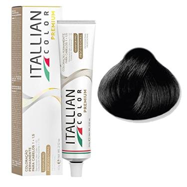 Imagem de Itallian Hairtech - Color Ic Premium Preto 1.0 60G 2022