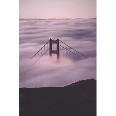 Imagem de Golden Gate Bridge in Fog: A 6x9 Journal Notebook