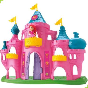 Imagem de Castelo Princesa Judy Boneca Brinquedo Infantil Tipo Polly - Samba Toy