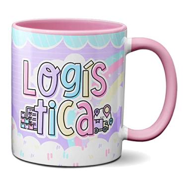 Imagem de Caneca Logística Profissional Presente Criativo Warehouse (Rosa)