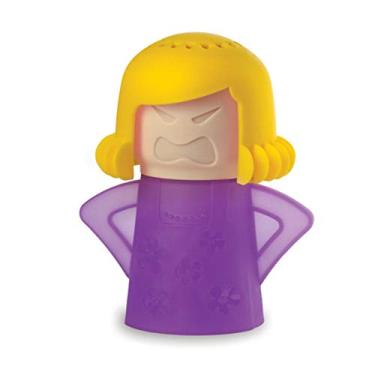 Imagem de AISIBO Angry Mama Microwave Oven Steam Cleaner Easily Cleans the Crud In Minutes Microwave Oven Steam Cleans and Disinfects With Vinegar and Water for Home Office Kitchens (Purple)