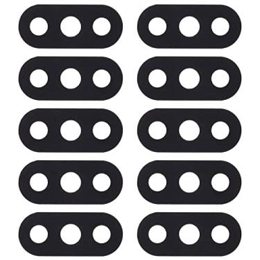 Imagem de HONGYAN Peças de substituição de telefone celular 10 PCs Tampa da lente da câmera traseira para Xiaomi Redmi 6 Pro/Mi A2 Lite Acessórios telefônicos