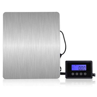 Imagem de balanças eletrônicas plataforma comercial 100kg correio expresso eletrônico pacote de frutas