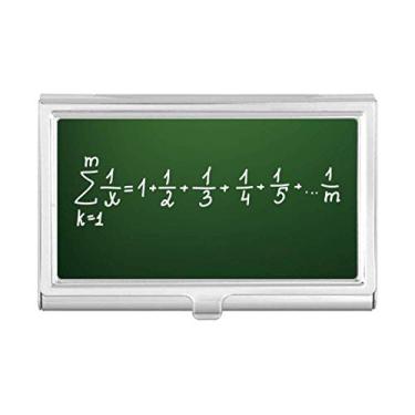 Imagem de Porta-cartões de visita com fórmula matemática Kowledge