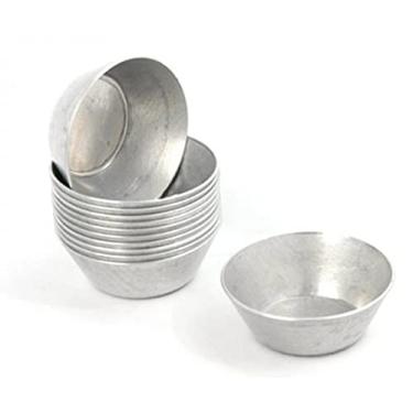 Imagem de Jogo 12 Formas Empada Salgadinho Festas Aluminio Polido N°8