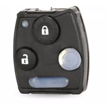 Imagem de Capa Botão Borracha Keypad Chave Honda Civic Fit City Cr-v 2 Botoes Sem Pânico