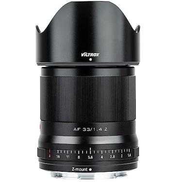 Imagem de VILTROX Lente de câmera 33 mm f/1.4 F1.4 APS-C para suporte Nikon Z, lente Prime de grande abertura de foco automático com motor STM serve para câmera Nikon Mirrorless Z5 Z50 Z6 Z6II Z7 Z7II
