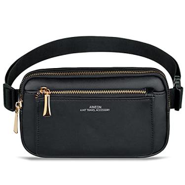 Imagem de Pochetes femininas de couro da moda para homens, meninas, meninos, plus size, bolsa de cinto com alça ajustável, impermeável, fofa, bumbum para viagem, Disney, caminhadas, corrida, ciclismo, compras,