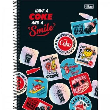Imagem de Caderno univ. Coca-Cola 160fls 10M Capa 2 - Tilibra