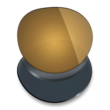 Imagem de Mryok Lentes de reposição polarizadas para Ray-Ban RB2180 49 mm - Ouro bronze