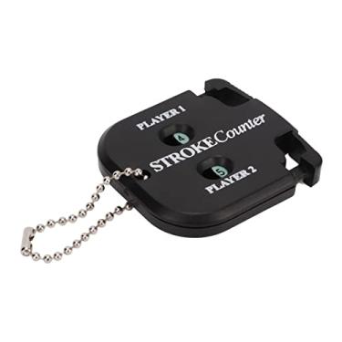 Imagem de Golf Score Counter, 2 Player Stroke Counter Mini Square Score Counter Portable Golf Score Indicator for Outdoor Sport