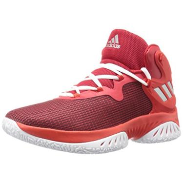 Imagem de adidas Tênis de corrida masculino Explosive Bounce, Escarlate/Prata Metálica/Vermelho Núcleo, 8