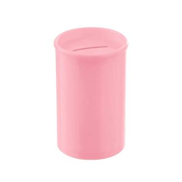 Imagem de Cofrinho Plastico Rosa Bebe Mirandinha