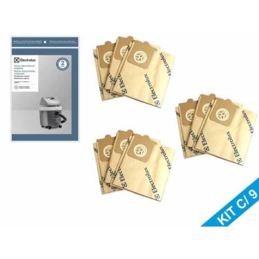 Imagem de Kit 9 Sacos Descartaveis Aspirador Electrolux Hidrovac 1300w