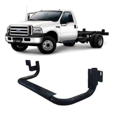 Imagem de Estribo F4000 Cabine Simples Chapa Preto Original F-4000 Par - HOZZ