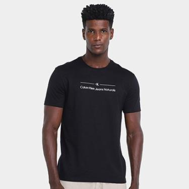 Imagem de Camiseta Calvin Klein Naturals Masculina-Masculino